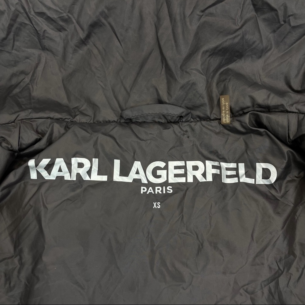 Karl Lagerfeld Down Coat XS Brown - Picture 8 of 15